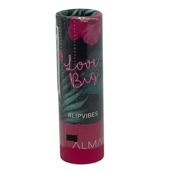 Almay Lip Vibes Lipstick Cream Love Big 300 New Sealed Sexy Pink - Picture 2 of 4